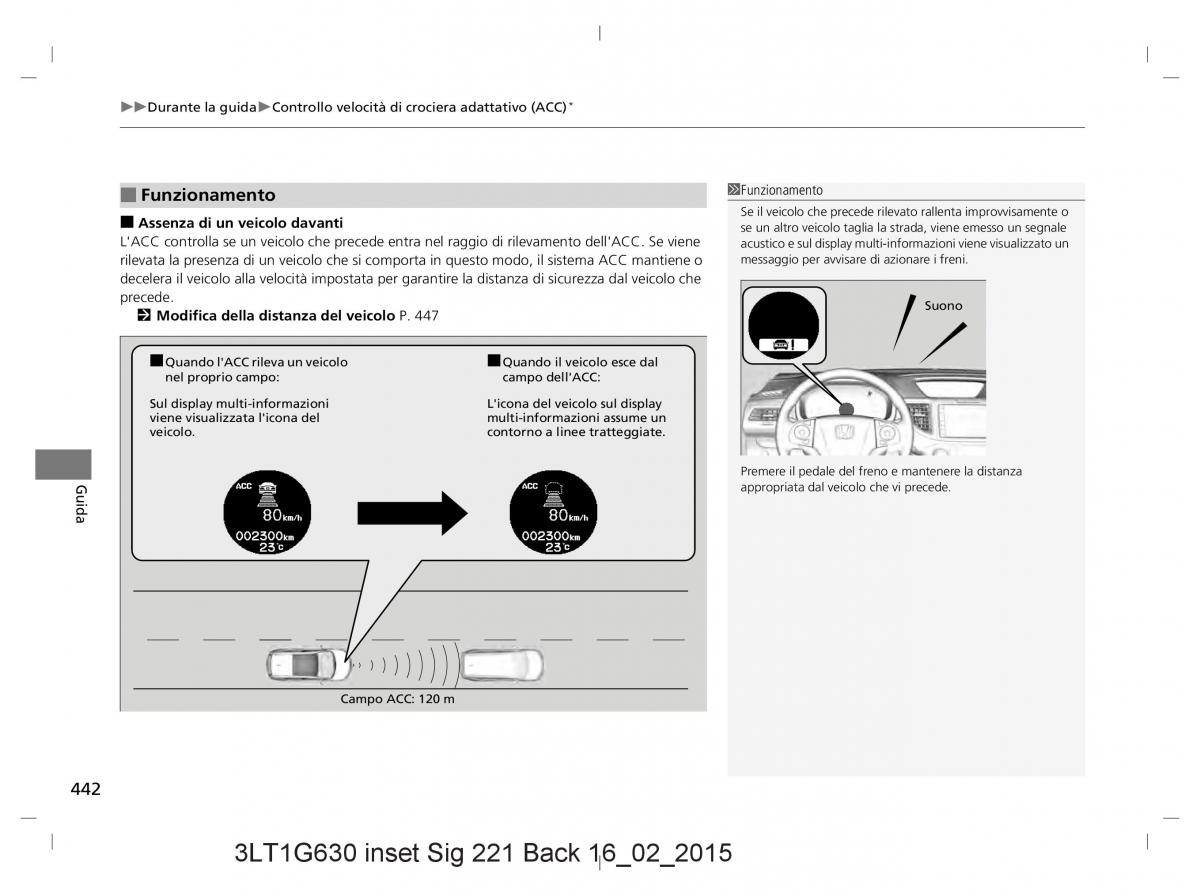 Honda CR V IV 4 manuale del proprietario / page 442