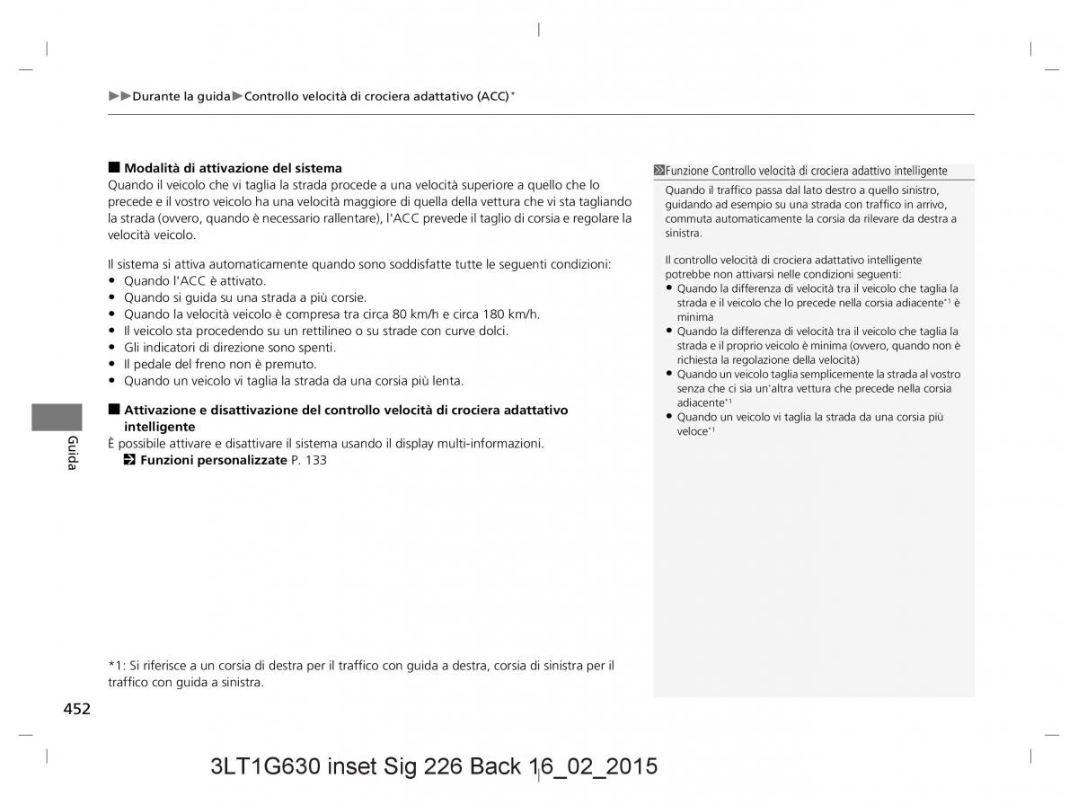 Honda CR V IV 4 manuale del proprietario / page 452