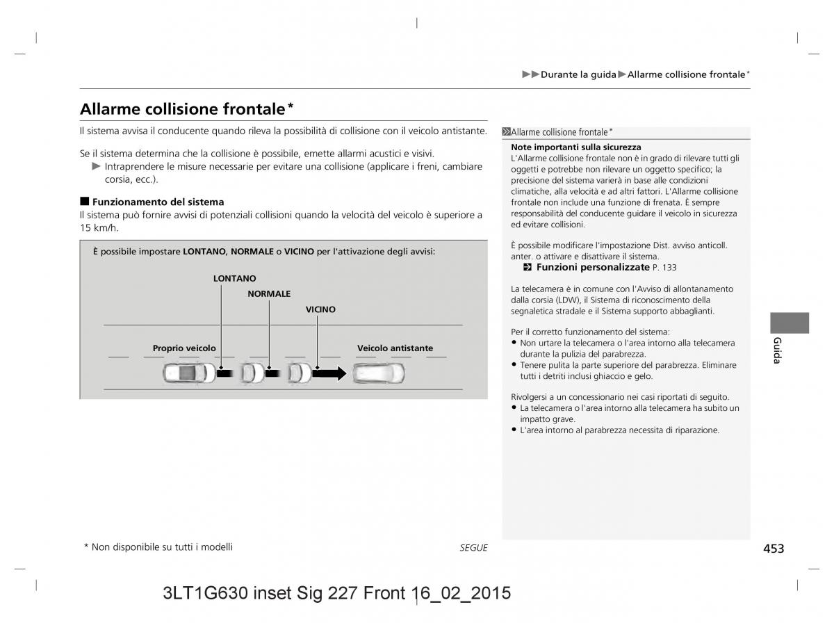 Honda CR V IV 4 manuale del proprietario / page 453