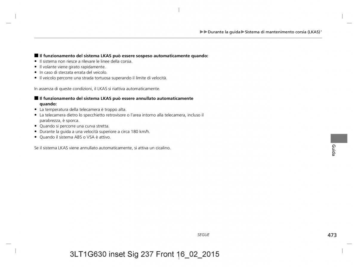 Honda CR V IV 4 manuale del proprietario / page 473