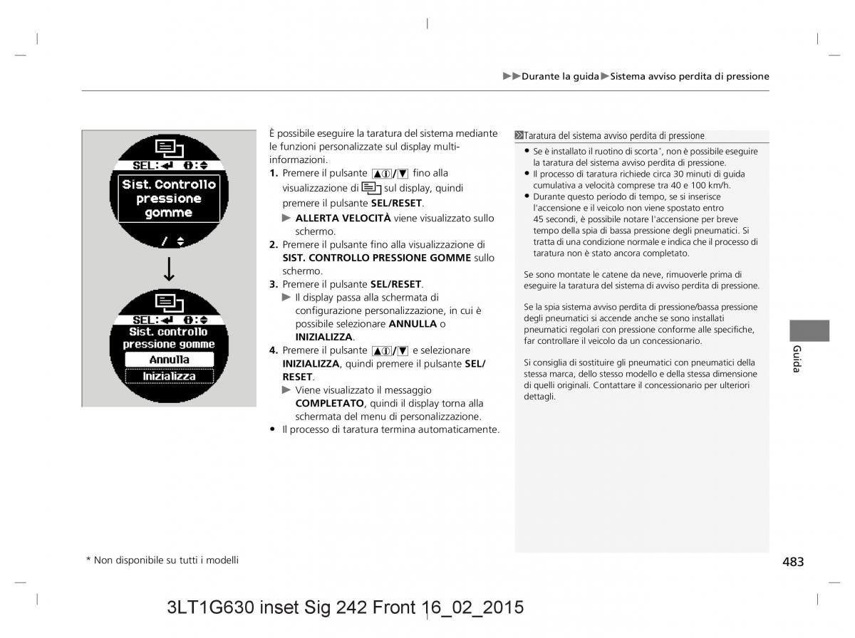 Honda CR V IV 4 manuale del proprietario / page 483