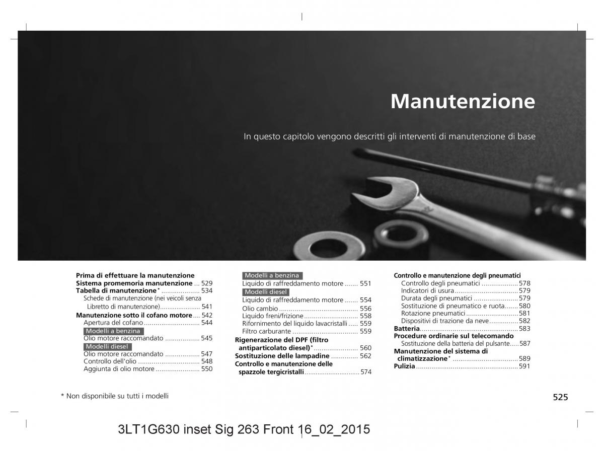 Honda CR V IV 4 manuale del proprietario / page 525