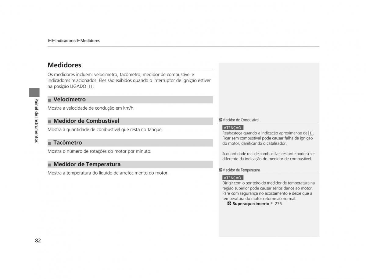 Honda CR V IV 4 manual del propietario / page 80