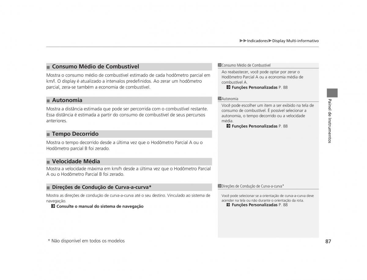 Honda CR V IV 4 manual del propietario / page 85