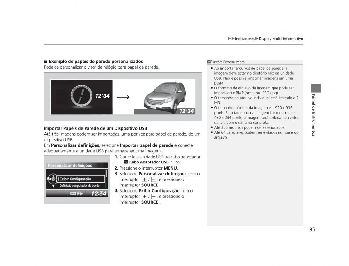 Honda CR V IV 4 manual del propietario / page 93