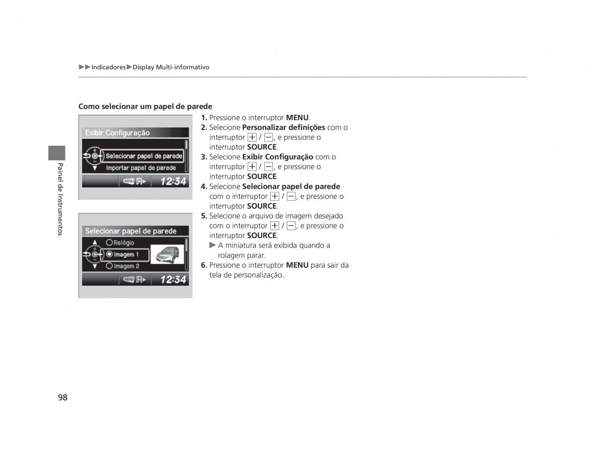 Honda CR V IV 4 manual del propietario / page 96