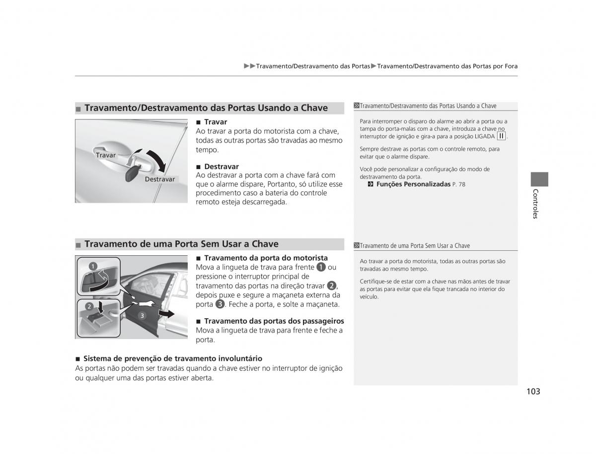 Honda CR V IV 4 manual del propietario / page 101