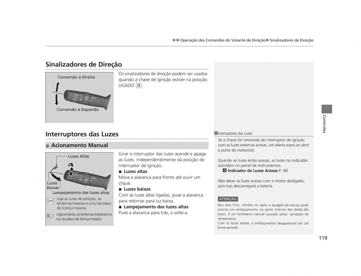 Honda CR V IV 4 manual del propietario / page 117