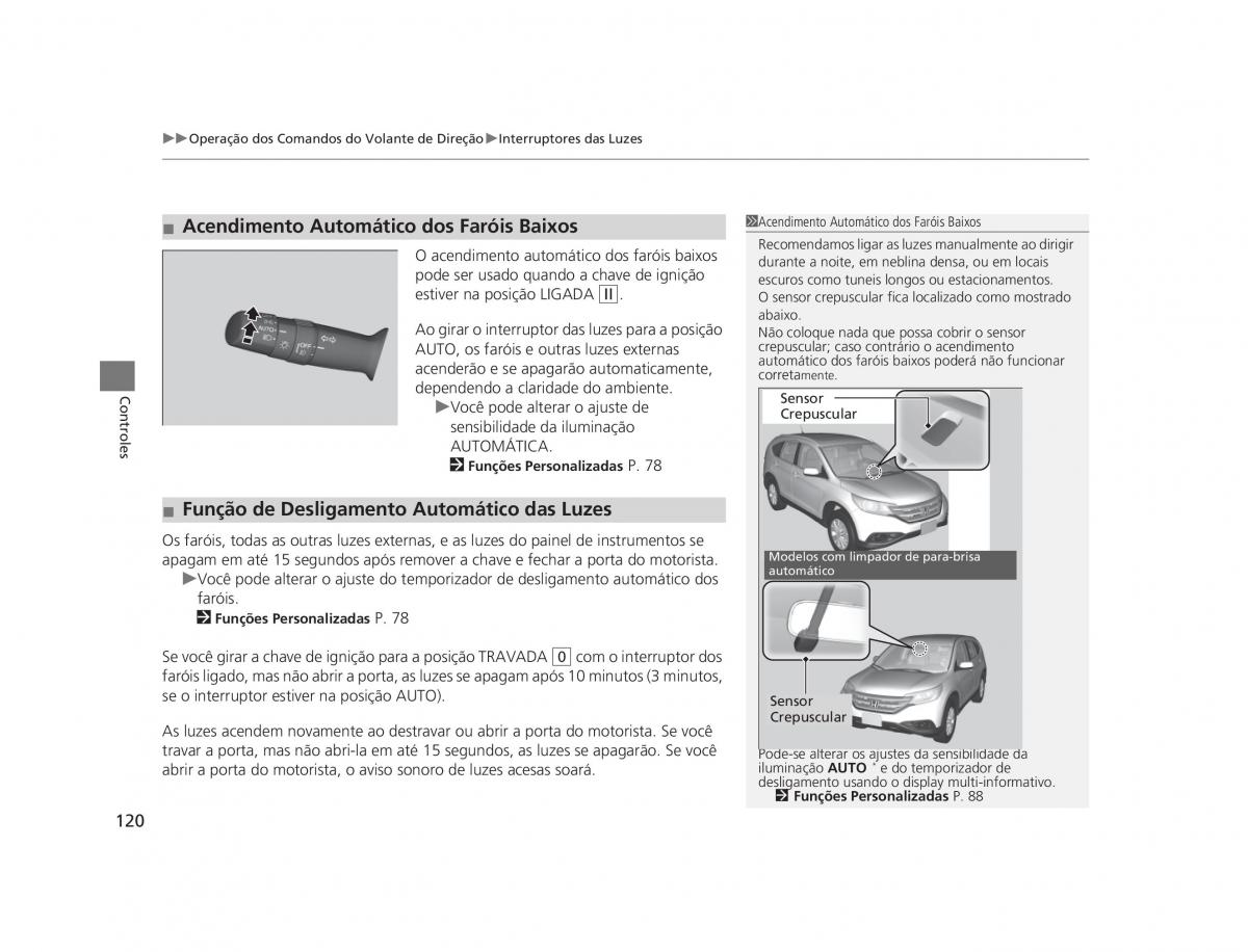 Honda CR V IV 4 manual del propietario / page 118