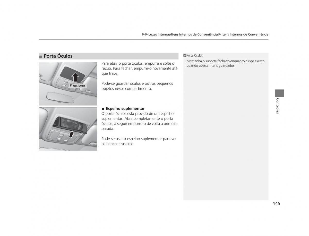 Honda CR V IV 4 manual del propietario / page 143