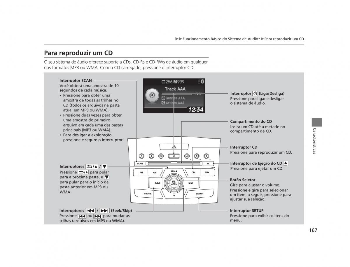 Honda CR V IV 4 manual del propietario / page 165