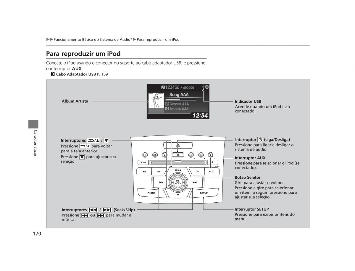 Honda CR V IV 4 manual del propietario / page 168