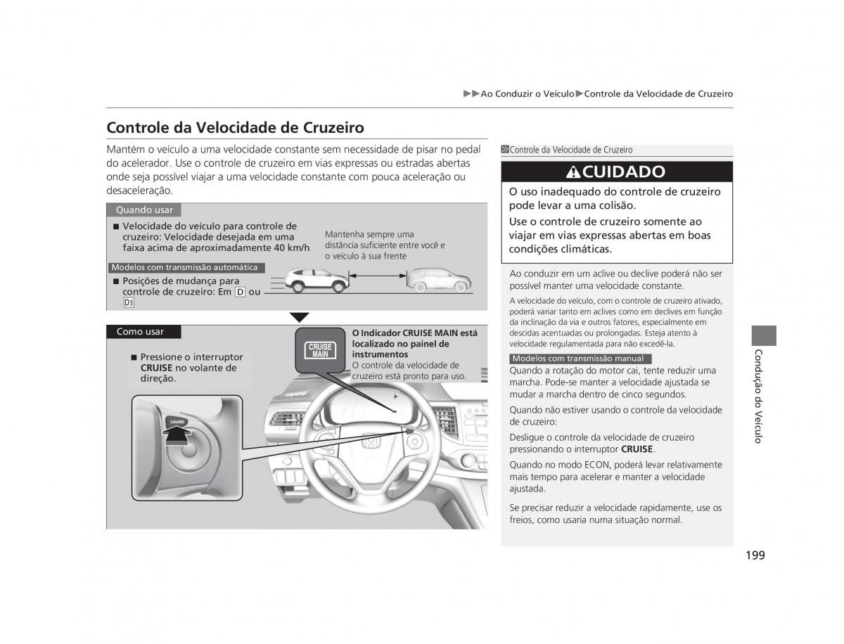 Honda CR V IV 4 manual del propietario / page 197