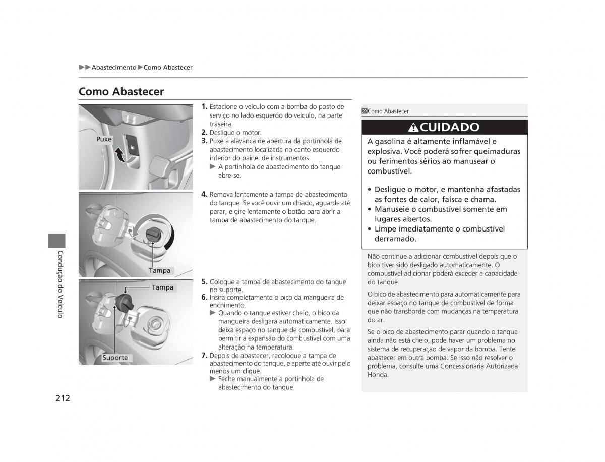 Honda CR V IV 4 manual del propietario / page 210