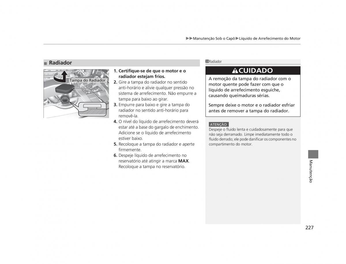 Honda CR V IV 4 manual del propietario / page 225