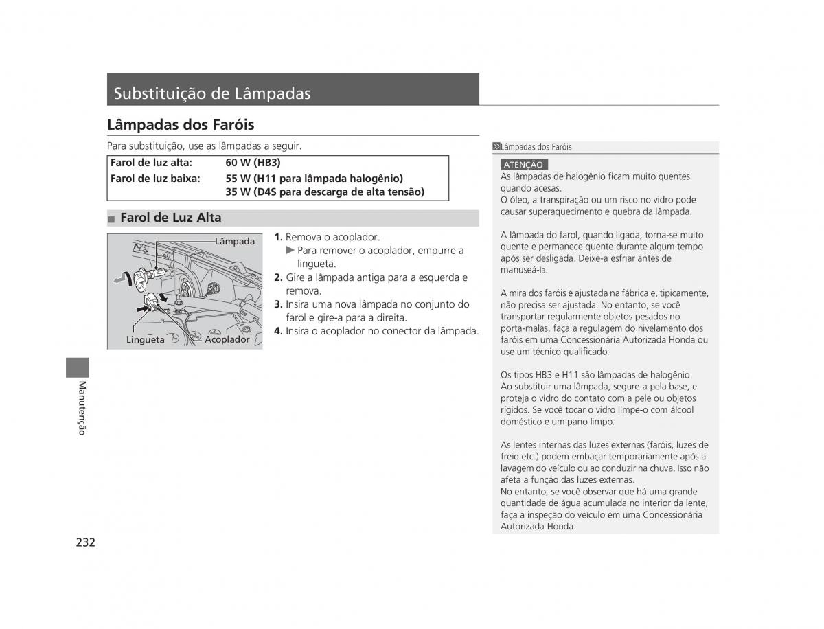 Honda CR V IV 4 manual del propietario / page 230