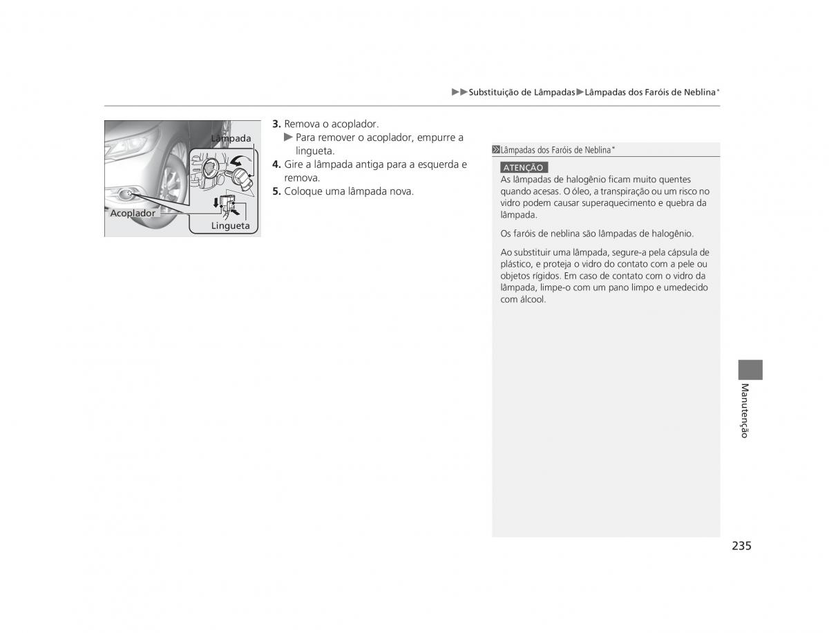 Honda CR V IV 4 manual del propietario / page 233