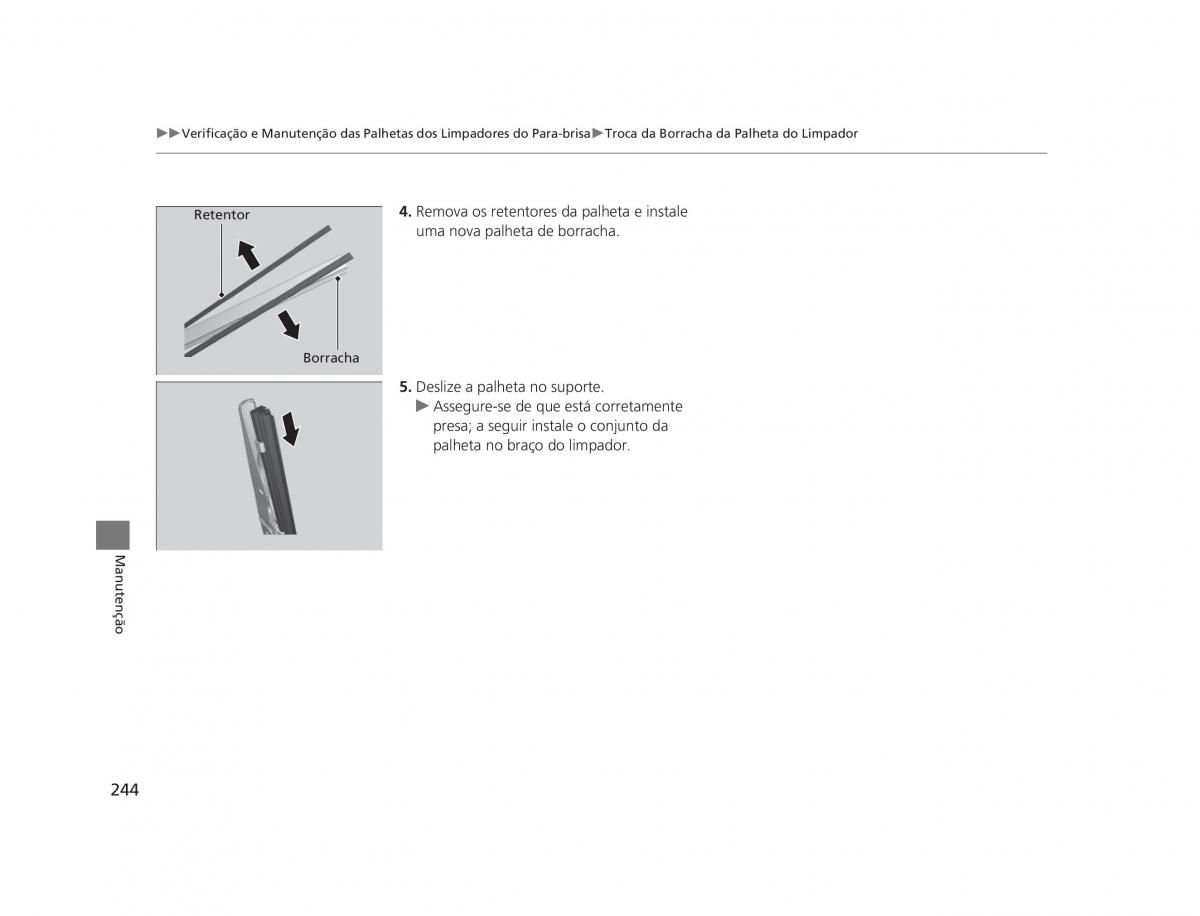 Honda CR V IV 4 manual del propietario / page 242