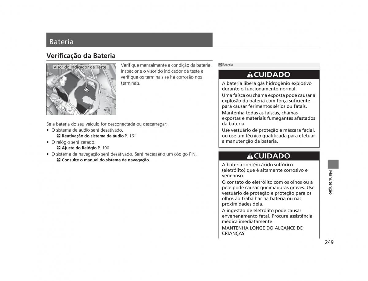 Honda CR V IV 4 manual del propietario / page 247