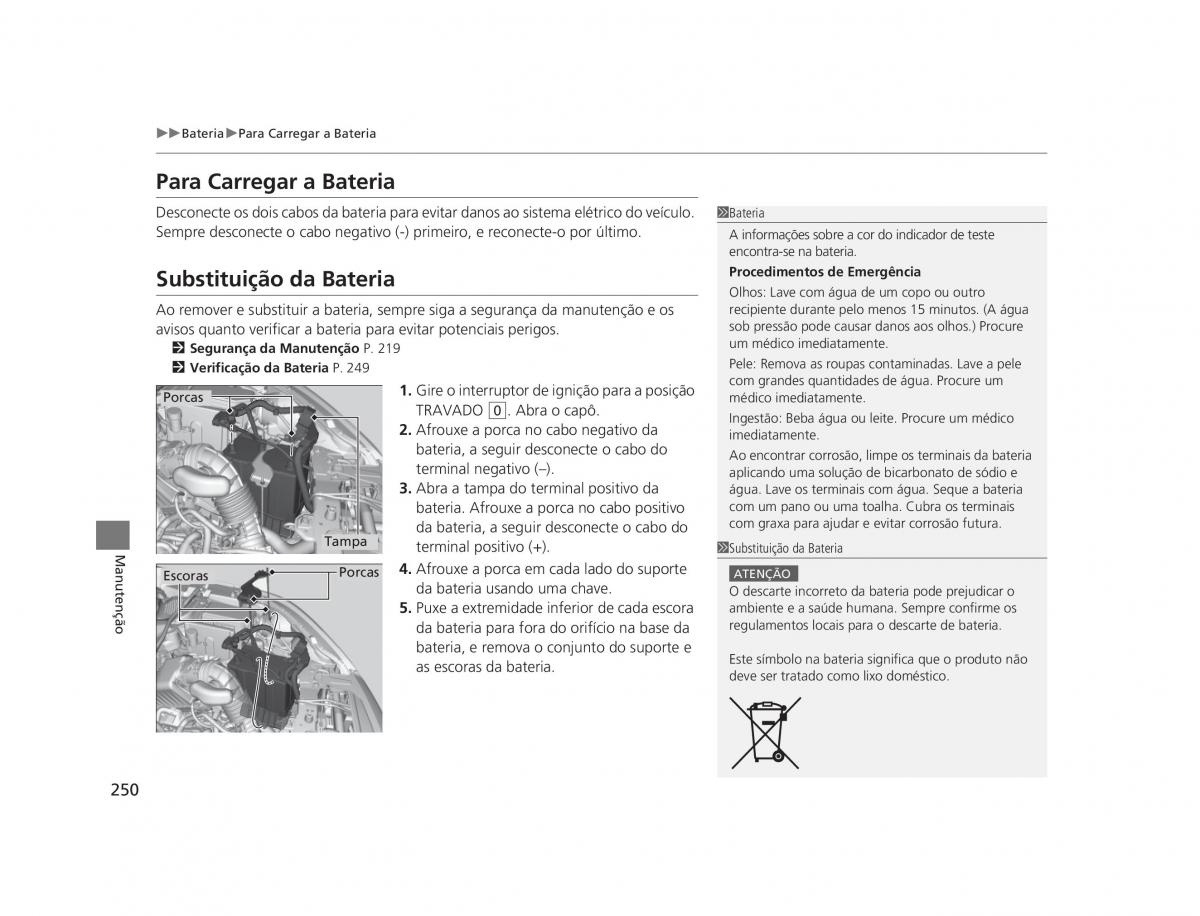 Honda CR V IV 4 manual del propietario / page 248