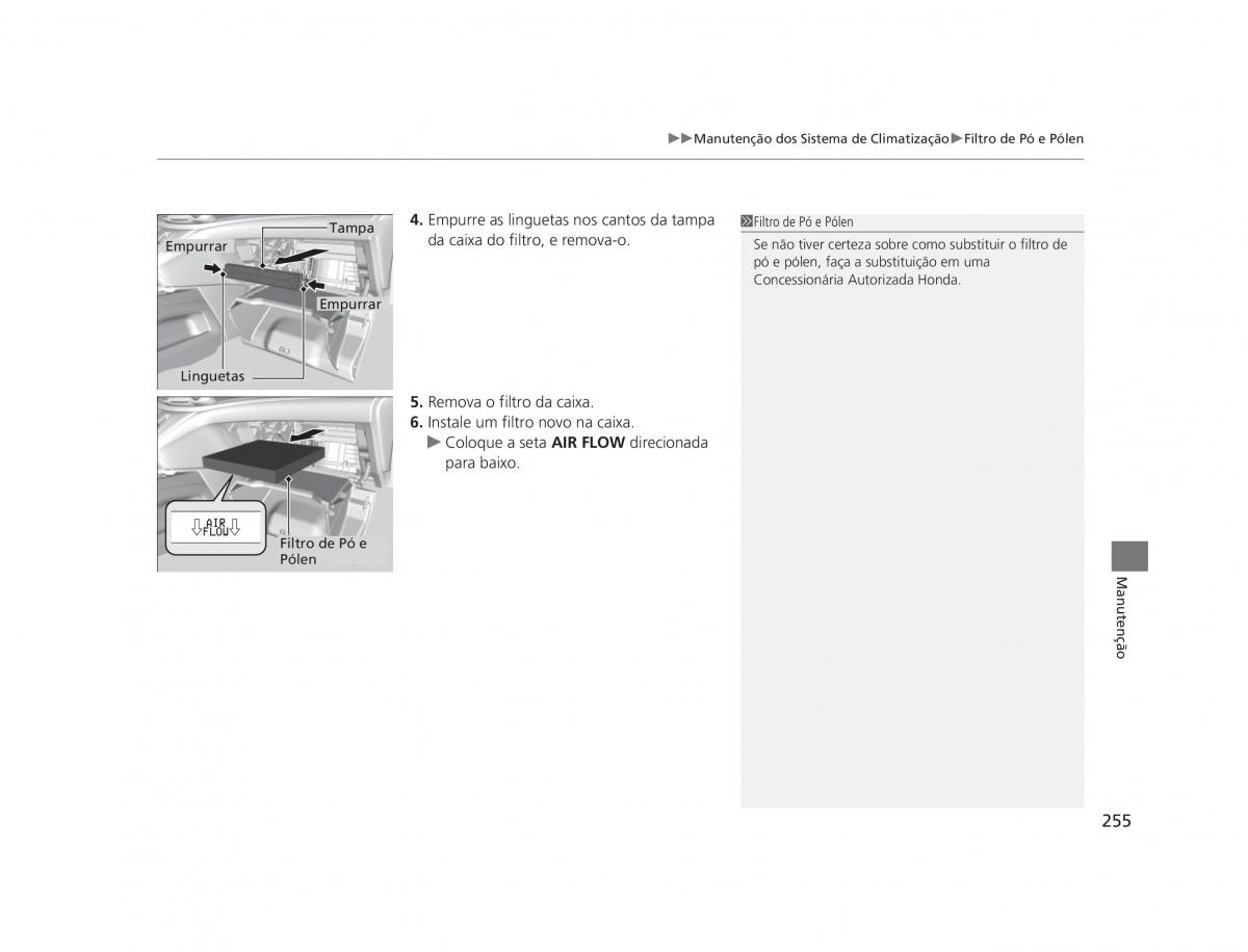 Honda CR V IV 4 manual del propietario / page 253