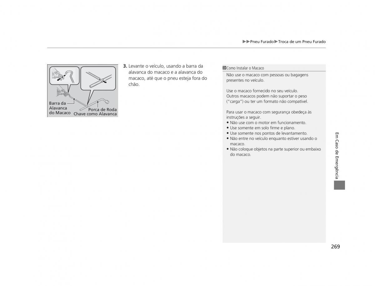 Honda CR V IV 4 manual del propietario / page 267