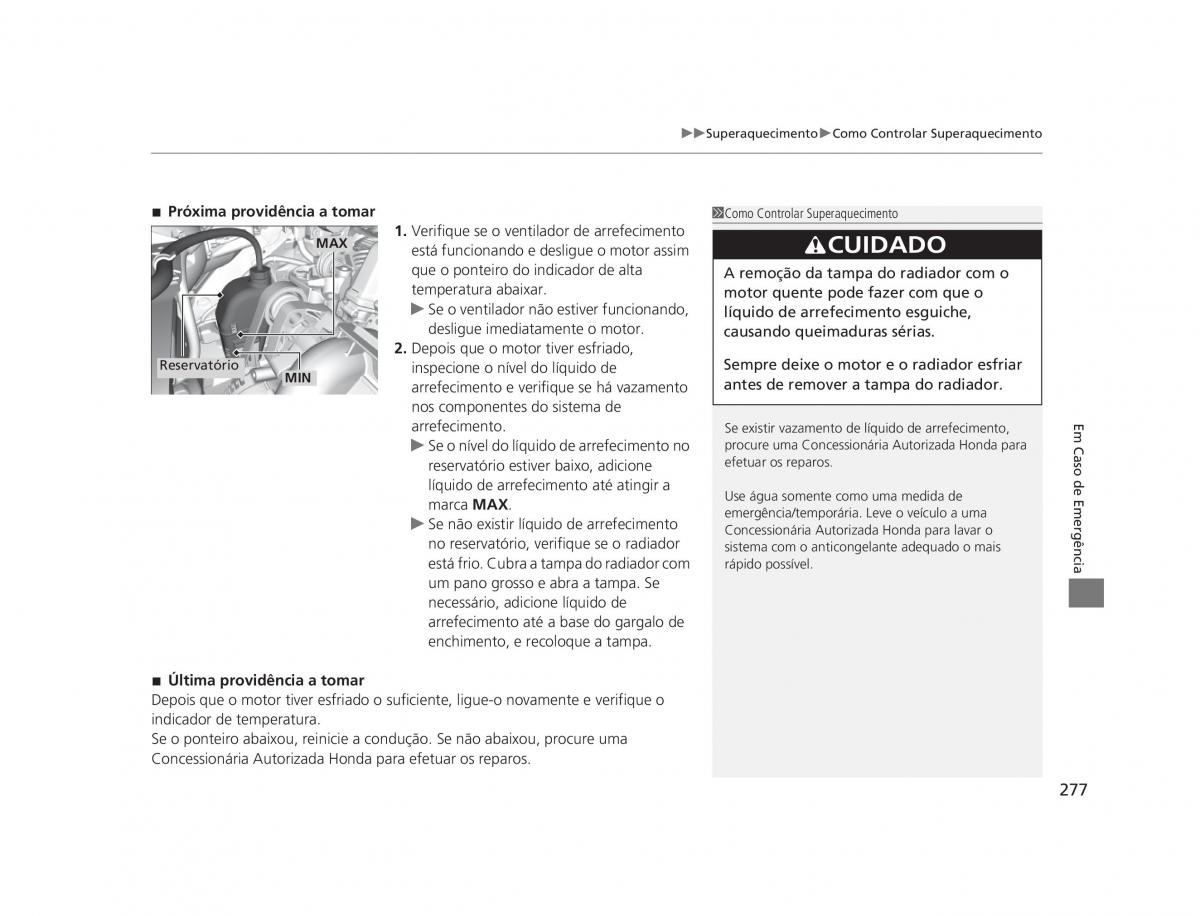 Honda CR V IV 4 manual del propietario / page 275