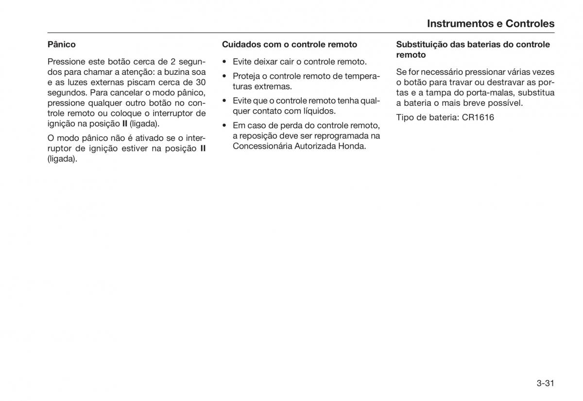 Honda City V 5 manual del propietario / page 63