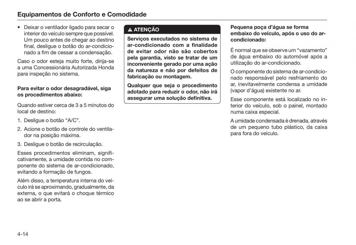 Honda City V 5 manual del propietario / page 94