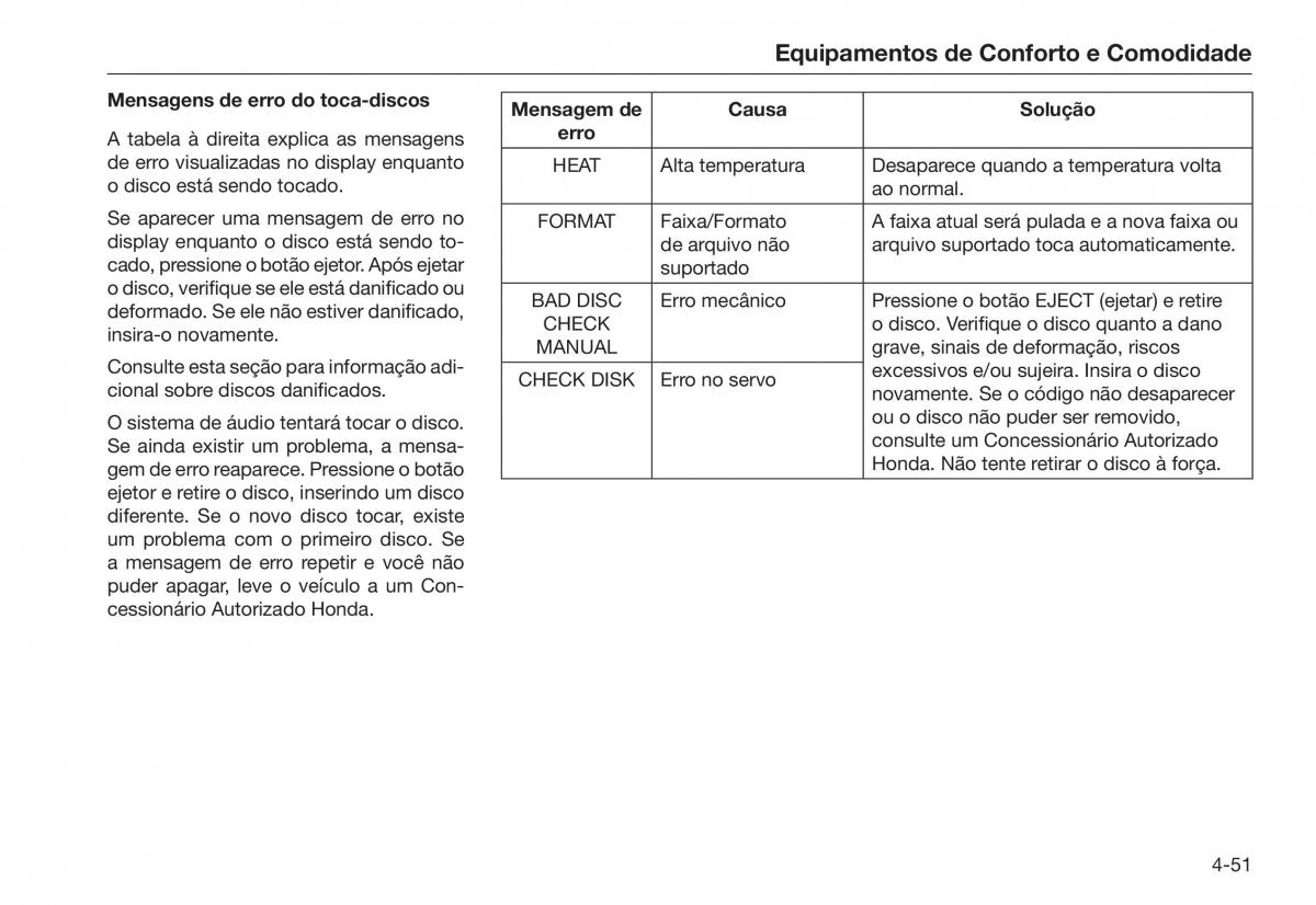 Honda City V 5 manual del propietario / page 131