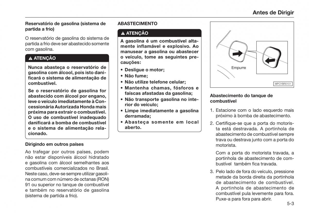 Honda City V 5 manual del propietario / page 143