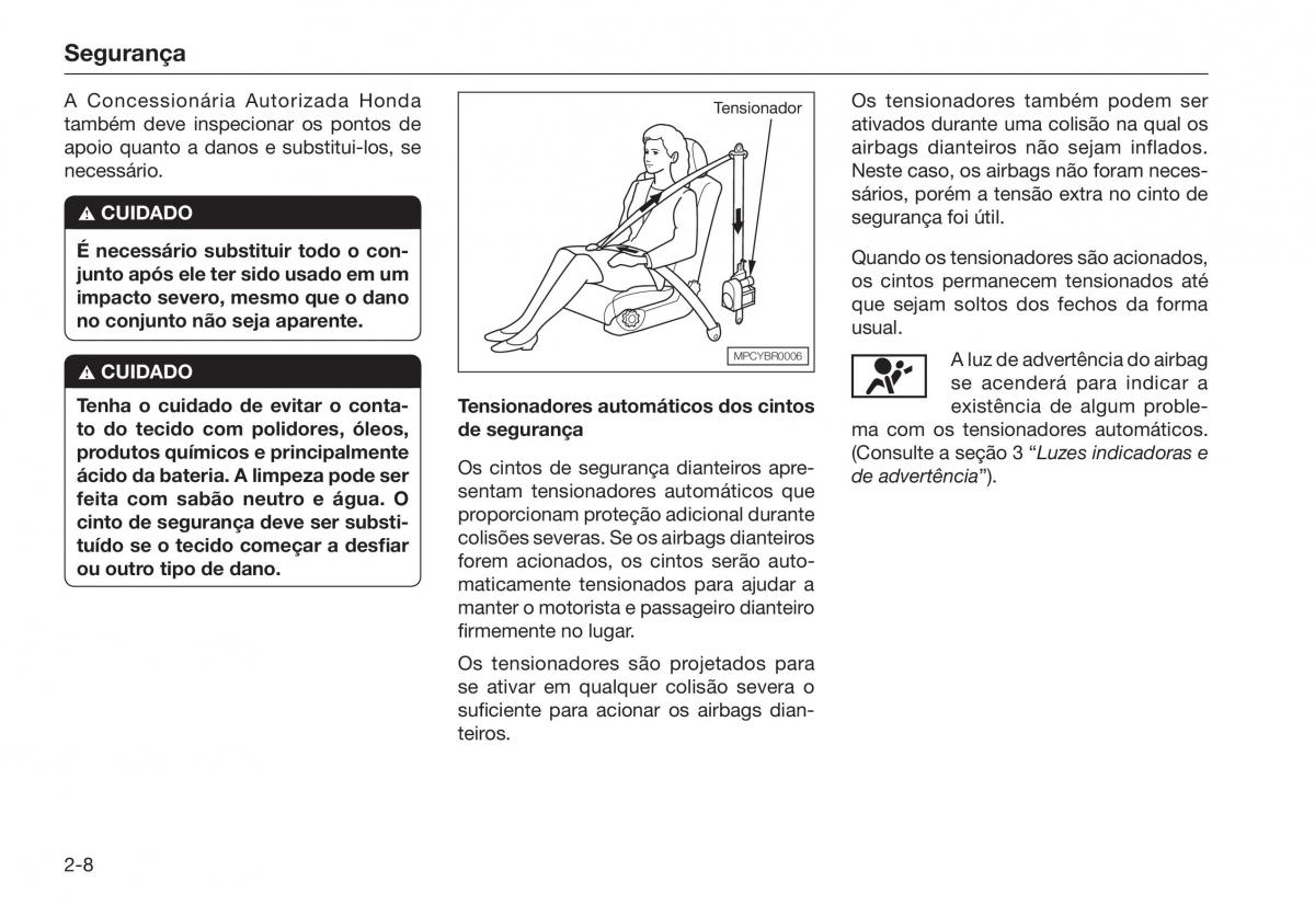 Honda City V 5 manual del propietario / page 16