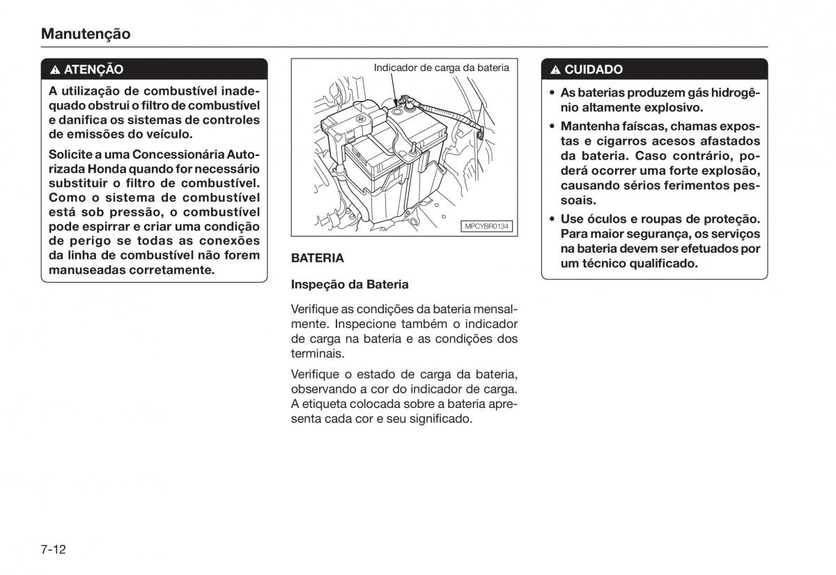 Honda City V 5 manual del propietario / page 186