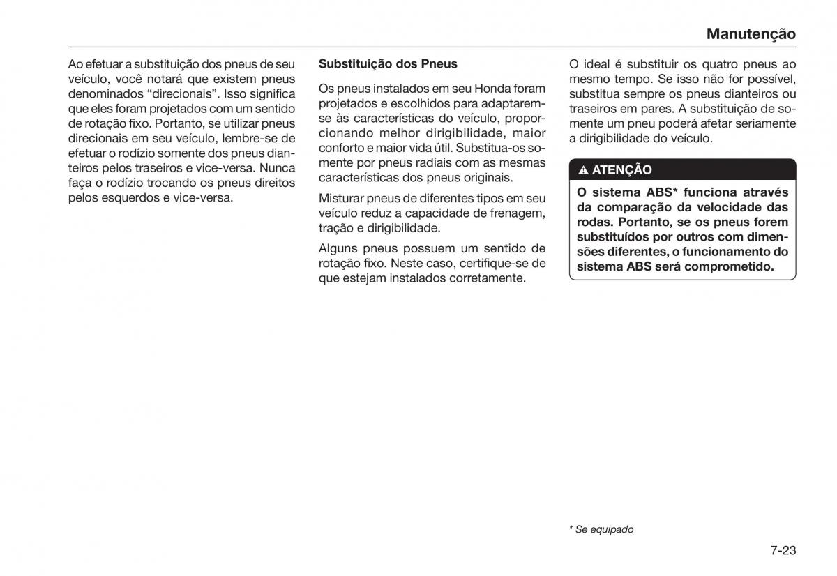 Honda City V 5 manual del propietario / page 197