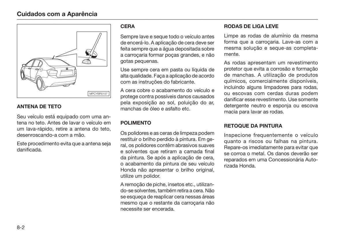 Honda City V 5 manual del propietario / page 210