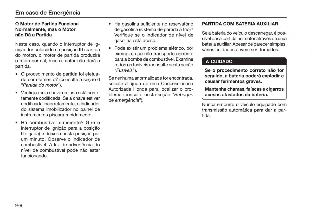 Honda City V 5 manual del propietario / page 222