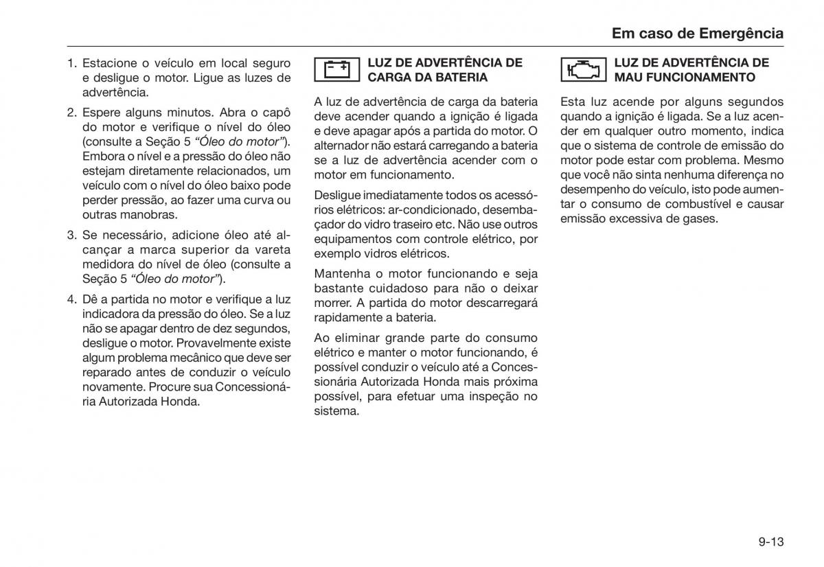 Honda City V 5 manual del propietario / page 227