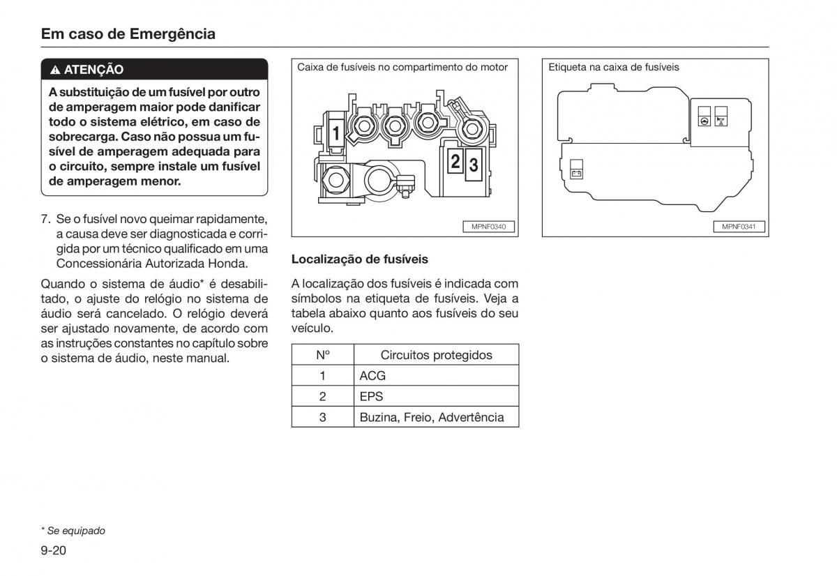 Honda City V 5 manual del propietario / page 234