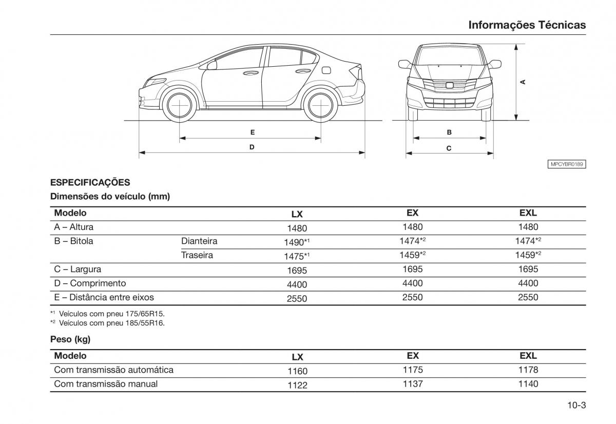 Honda City V 5 manual del propietario / page 243