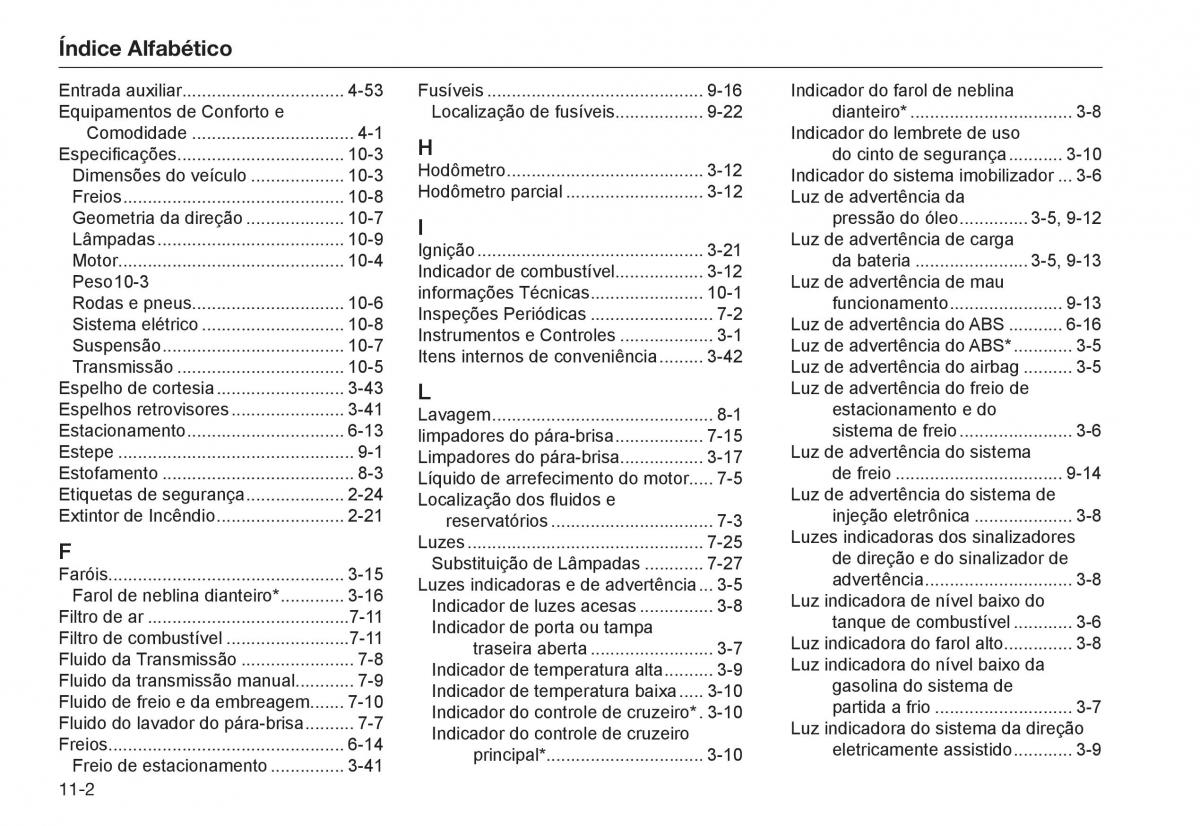 Honda City V 5 manual del propietario / page 258