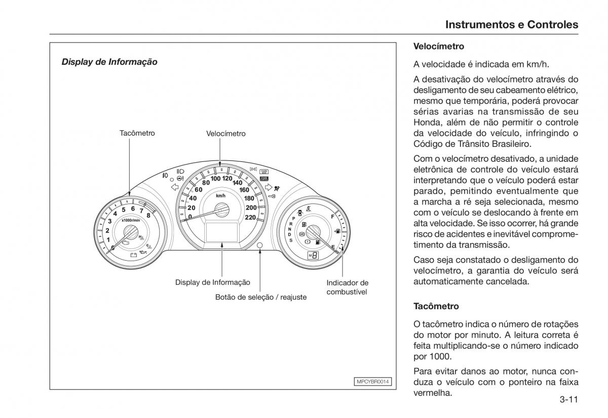 Honda City V 5 manual del propietario / page 43