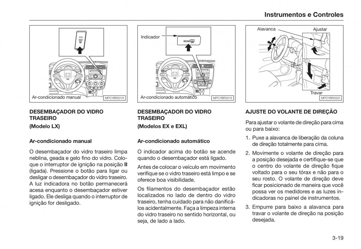 Honda City V 5 manual del propietario / page 51