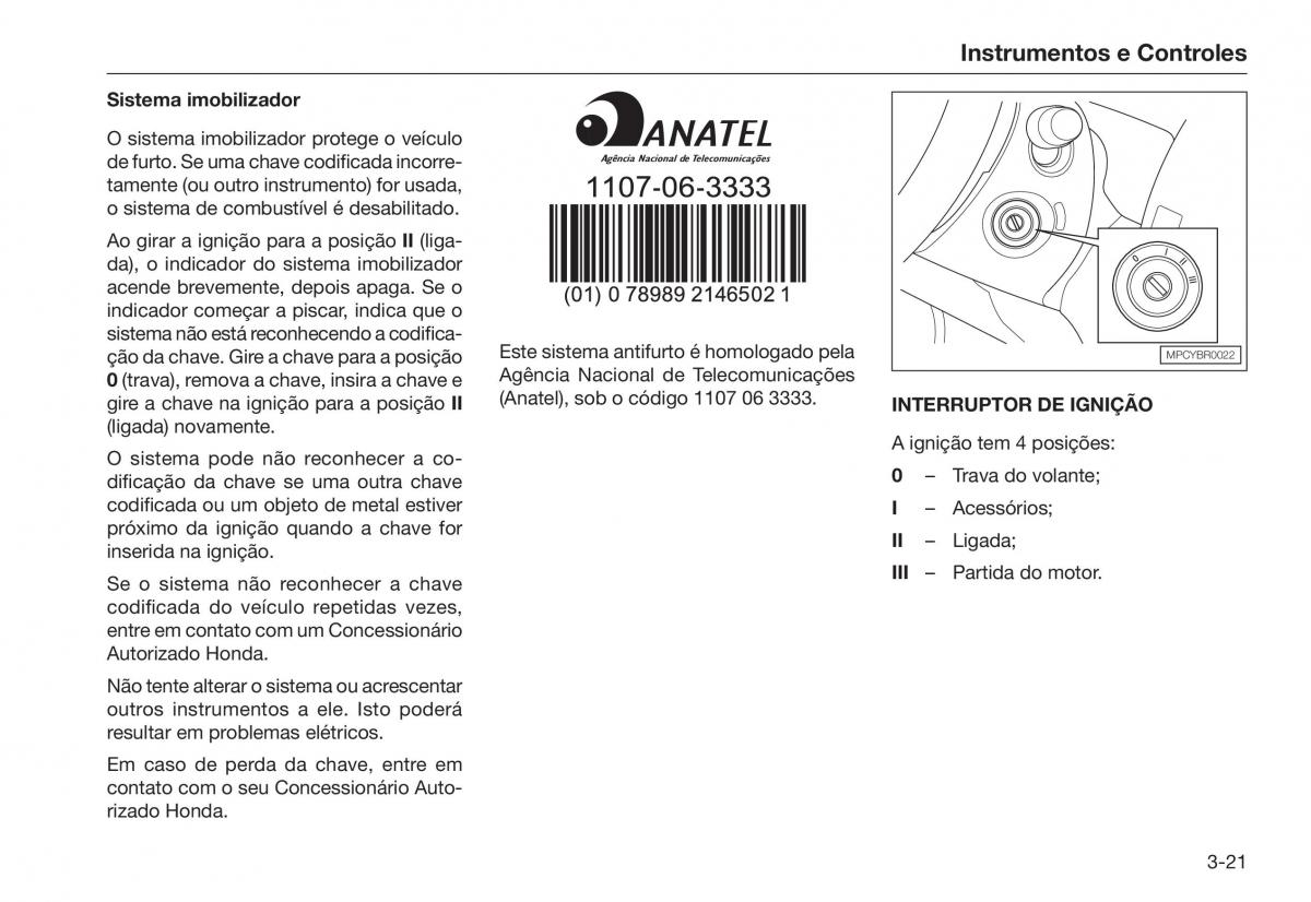 Honda City V 5 manual del propietario / page 53