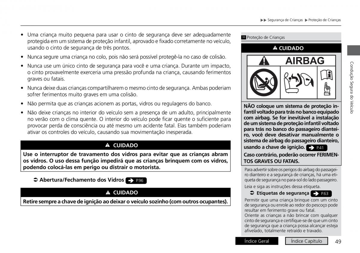 Honda City VI 6 manual del propietario / page 57