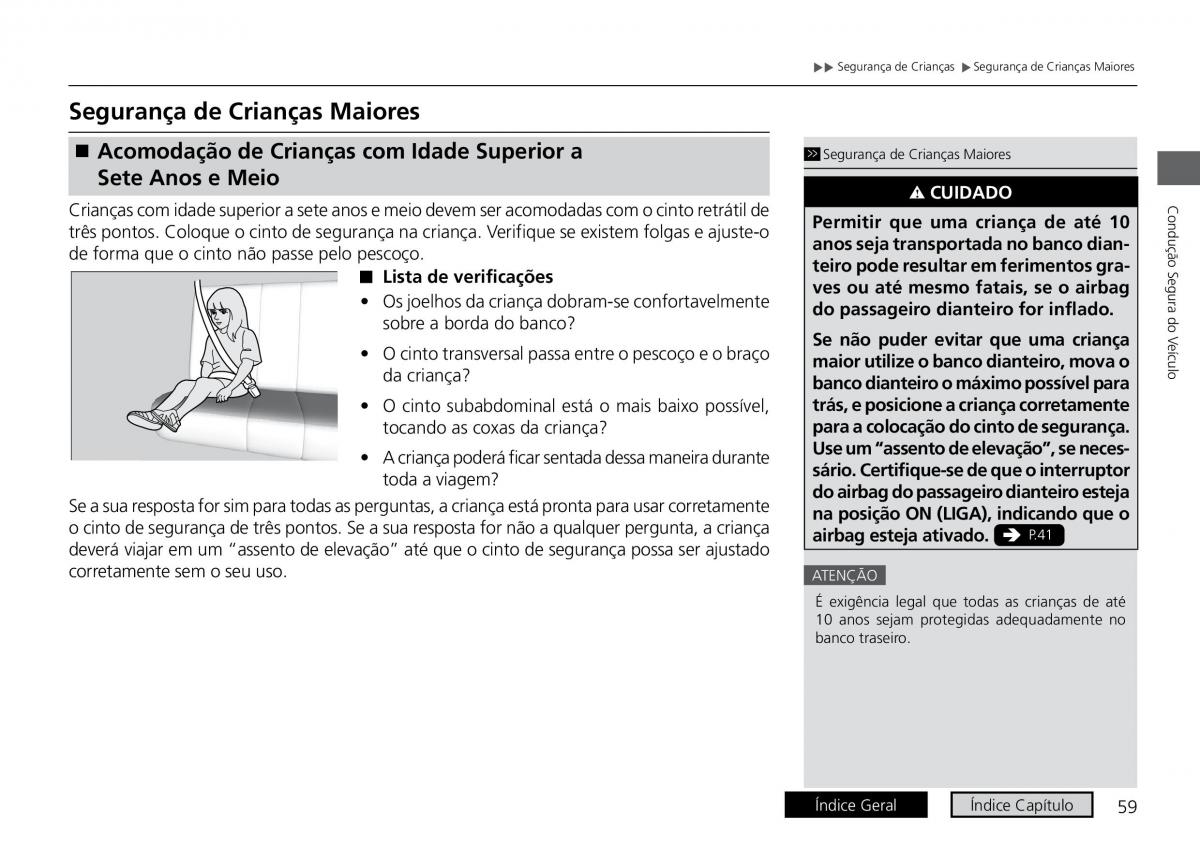 Honda City VI 6 manual del propietario / page 67