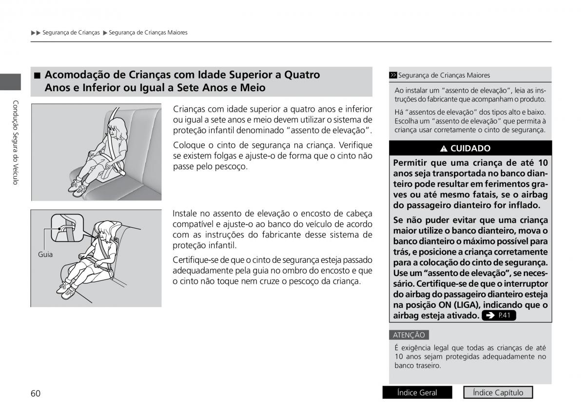 Honda City VI 6 manual del propietario / page 68