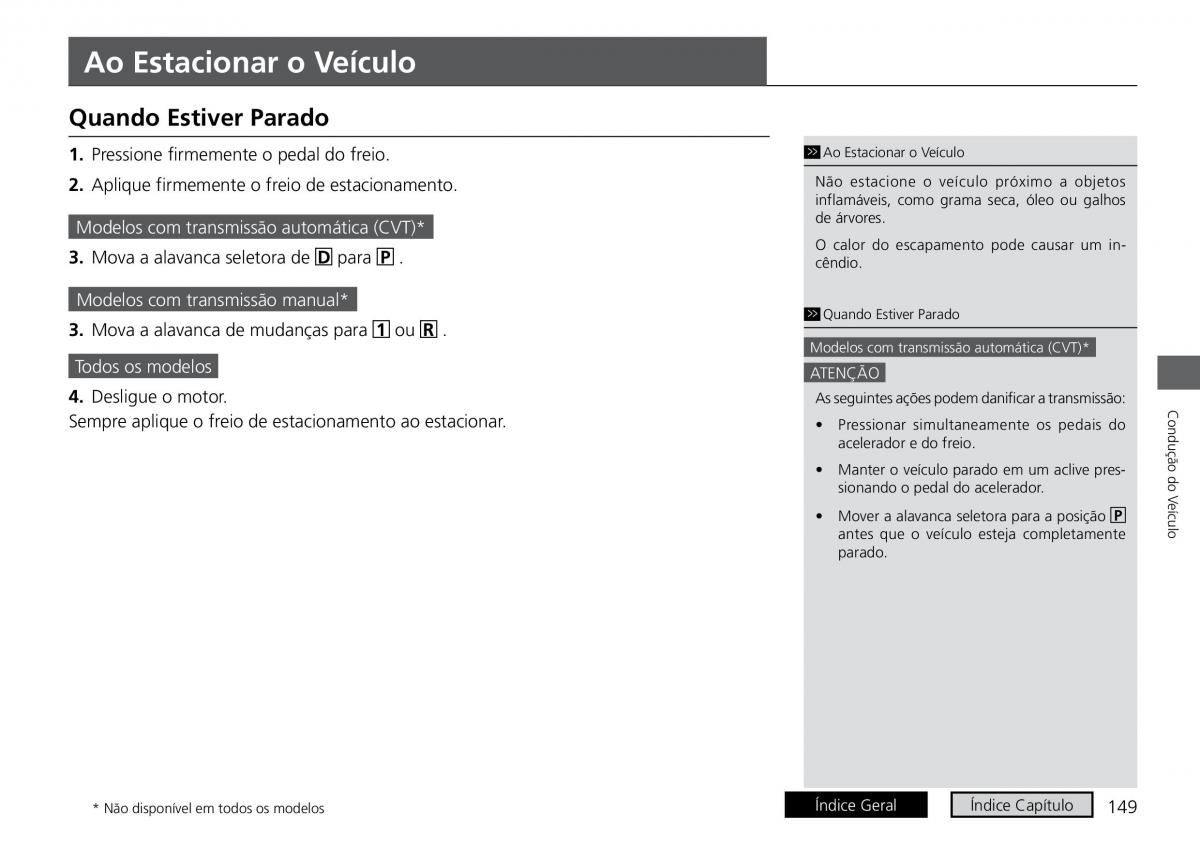 Honda City VI 6 manual del propietario / page 157