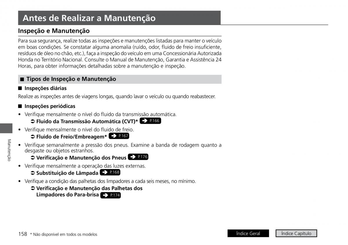 Honda City VI 6 manual del propietario / page 166