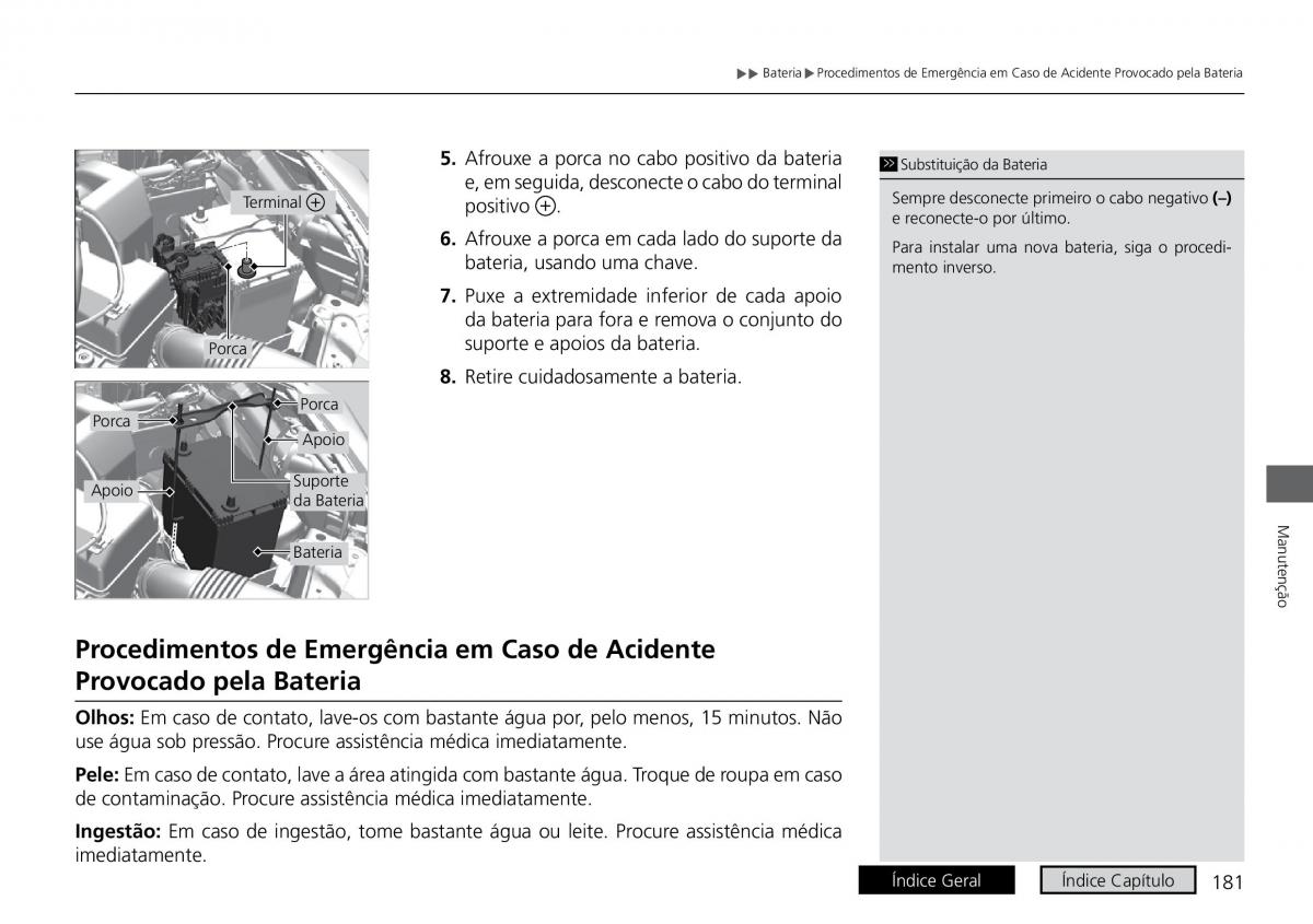 Honda City VI 6 manual del propietario / page 189