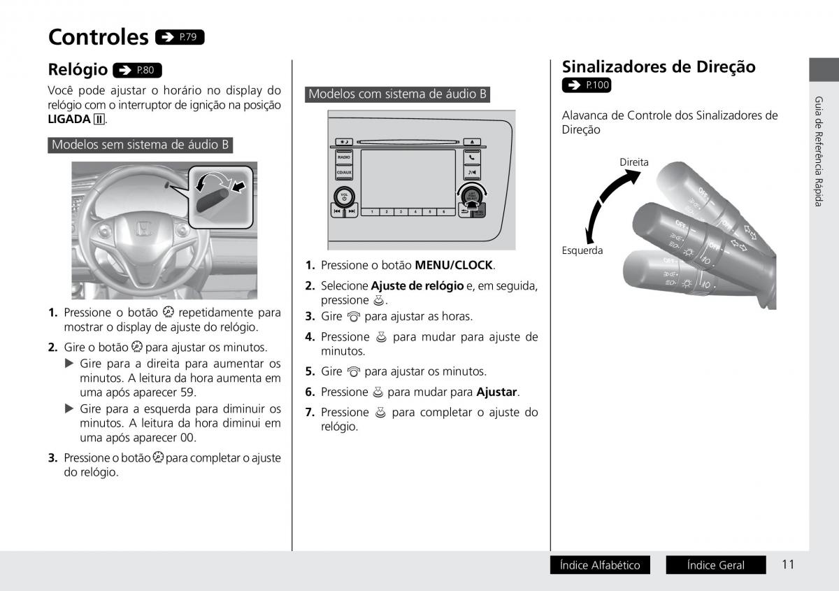 Honda City VI 6 manual del propietario / page 19